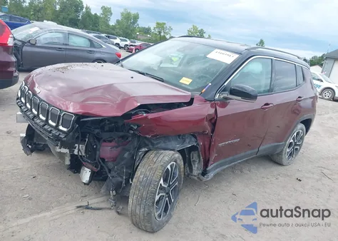 2022 Jeep Compass Limited 4X4 z USA, uszkodzony, nr VIN 3C4NJDCB8NT108917